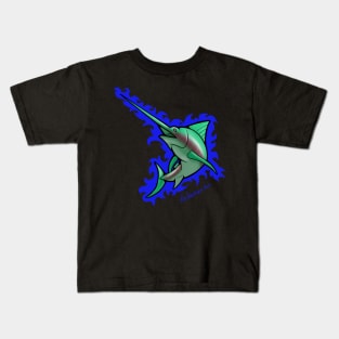 Marlin Rad Design Color Variant B Kids T-Shirt